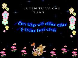 Bài giảng Tiếng Việt 5 (Luyện từ và câu) - Tu