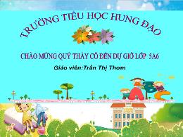 Bài giảng Tiếng Việt 5 (Tập làm văn) Kết nối 