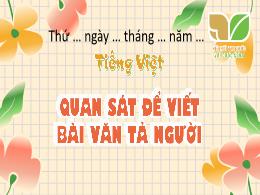 Bài giảng Tiếng Việt Khối 5 (Tập làm văn) Kết