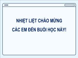 Bài giảng Tin học 5 (Kết nối tri thức) - Chủ 