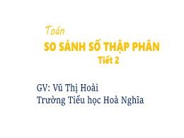 Bài giảng Toán 5 (Kết nối tri thức) - Bài 11: