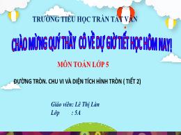 Bài giảng Toán 5 (Kết nối tri thức) - Bài 27: