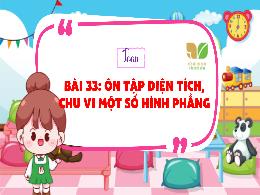 Bài giảng Toán 5 (Kết nối tri thức) - Bài 33: