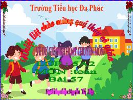 Bài giảng Toán 5 (Kết nối tri thức) - Bài 57: