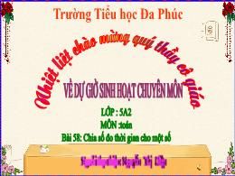 Bài giảng Toán 5 (Kết nối tri thức) - Bài 58: