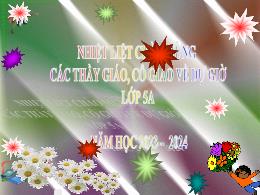 Bài giảng Toán 5 - Tiết 33, Bài: Khái niệm số