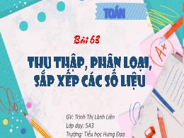 Bài giảng Toán Lớp 5 (Kết nối tri thức) - Bài