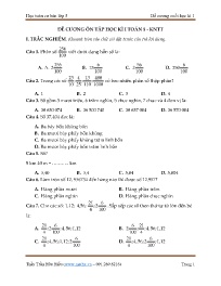 Đề cương ôn tập cuối học kì I Toán 5 (Kết nối