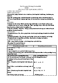 Kế hoạch bài dạy Toán 5 (Kết nối tri thức) - 