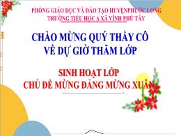 Bài giảng Hoạt động trải nghiệm 5 - Chủ đề: M