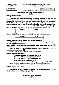 Đề thi chọn HS năng khiếu Tiếng Việt 5 - Đề B