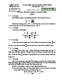 Đề thi chọn HS năng khiếu Toán 5 - Đề Bảng A 