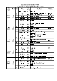 Giáo án các môn Lớp 5 - Tuần 13 - Năm học 202