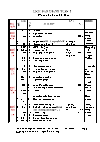 Giáo án các môn Lớp 5 - Tuần 2 - Năm học 2015