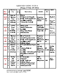 Giáo án các môn Lớp 5 - Tuần 4 - Năm học 2015