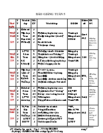 Giáo án các môn Lớp 5 - Tuần 5 - Năm học 2015