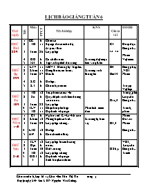 Giáo án các môn Lớp 5 - Tuần 6 - Năm học 2015
