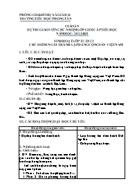 Giáo án Hoạt động trải nghiệm 5 - Tuần 21, Ch