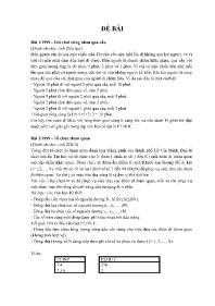 Tổng hợp 100 bài toán hay về Pascal (Có lời g