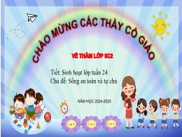 Bài giảng Hoạt động trải nghiệm 5 (Kết nối tr