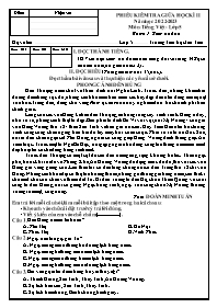 Đề kiểm tra giữa học kì II Tiếng Việt 5 (Đọc)