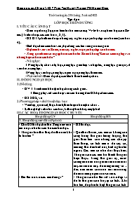Giáo án các môn Lớp 5 - Tuần 28 - Năm học 202