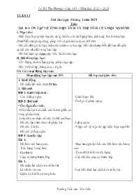 Giáo án các môn Lớp 5 - Tuần 33 - Năm học 202