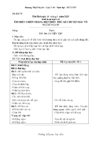 Giáo án các môn Lớp 5 - Tuần 34 - Năm học 202