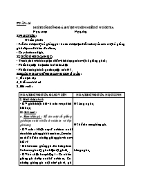 Giáo án Kĩ thuật 5 - Tuần 16-18
