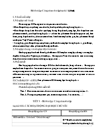 Giáo án Mĩ thuật 5 - Tuần 17+18: Cùng nhau ôn