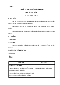 Giáo án Mĩ thuật 5 - Tuần 31-34