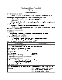 Giáo án Toán + Tiếng Việt 5 - Tuần 17 - Năm h