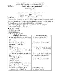 Giáo án Toán + Tiếng Việt 5 - Tuần 30 - Năm h