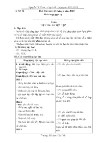 Giáo án Toán + Tiếng Việt 5 - Tuần 32 - Năm h