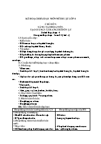 Kế hoạch bài dạy Mĩ thuật 4+5 - Tuần 23