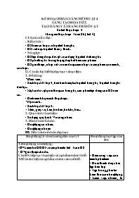 Kế hoạch bài dạy Mĩ thuật 4+5 - Tuần 26