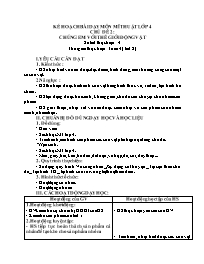 Kế hoạch bài dạy Mĩ thuật 4+5 - Tuần 4