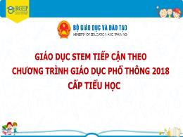 Tài liệu Giáo dục Stem tiếp cận theo chương t