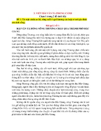 Tài liệu ôn tập Tiếng Việt 5 - Đề 1: Tả một c