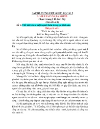 Tài liệu ôn tập Tiếng Việt 5 - Đề 14: Viết bà